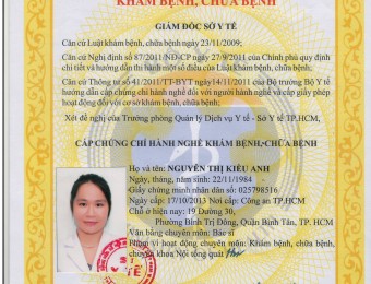 Chứng nhận hành nghề của chúng tôi